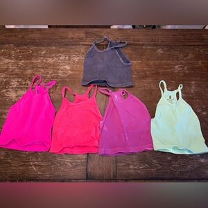 Set of 5 xs/s FP Movement Tank Tops